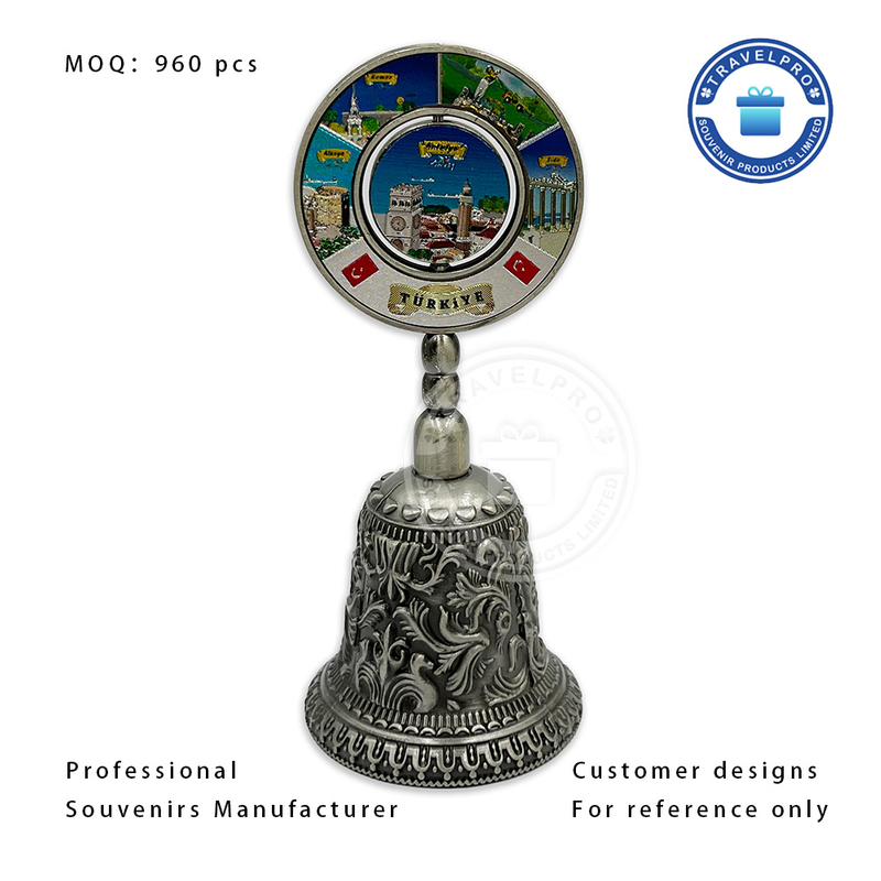 Turkey Dinner Bell with Customized Foil Sticker