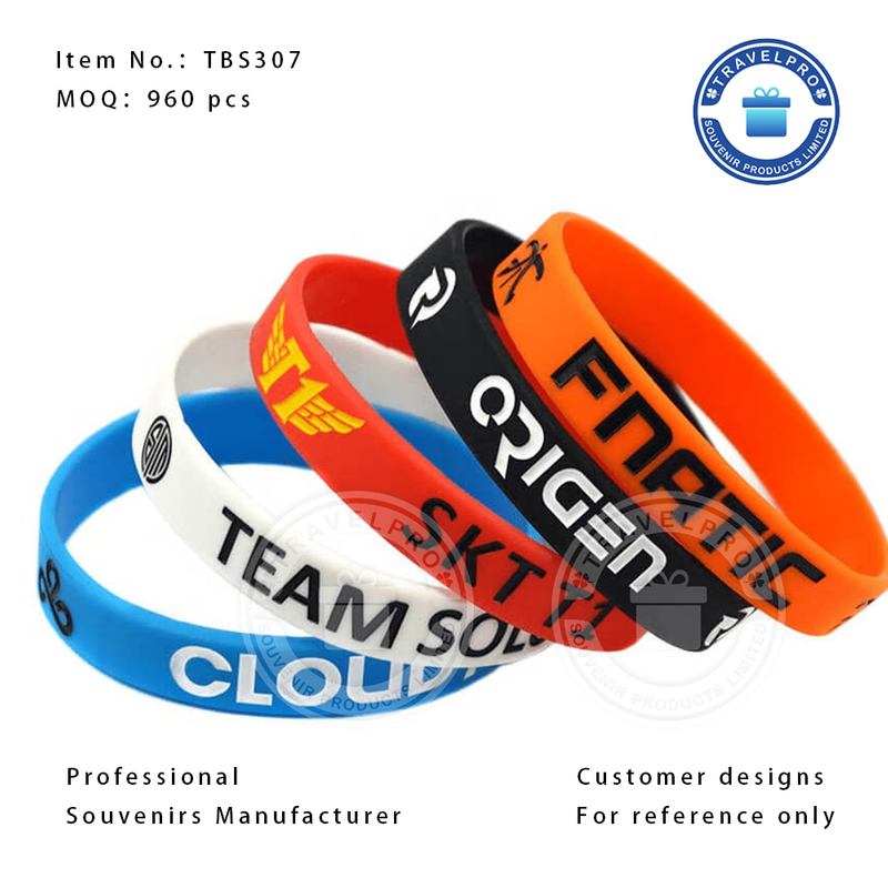 Customized E-sports Team Silicone Wristbands