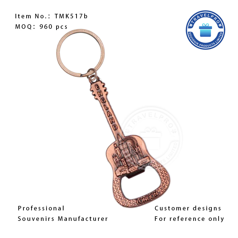 England OEM Metal Souvenir Bottle Opener Keychain 