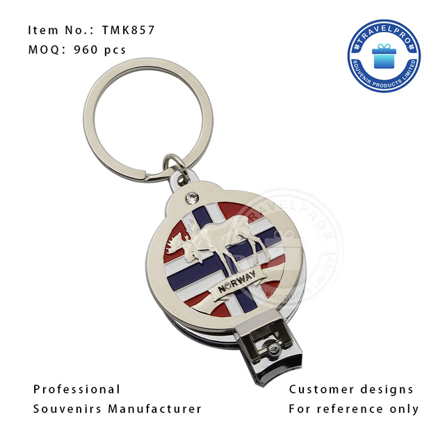 Norway Customized Design Metal Souvenir Nail Clipper 
