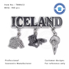 Iceland Wholesale Customized Metal Souvenir Charm Magnet