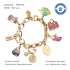 Custom Souvenir Rose Gold Removable Fashion Bracelets