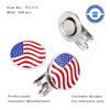 Customized USA Metal Color Filling Golf Hat Clip