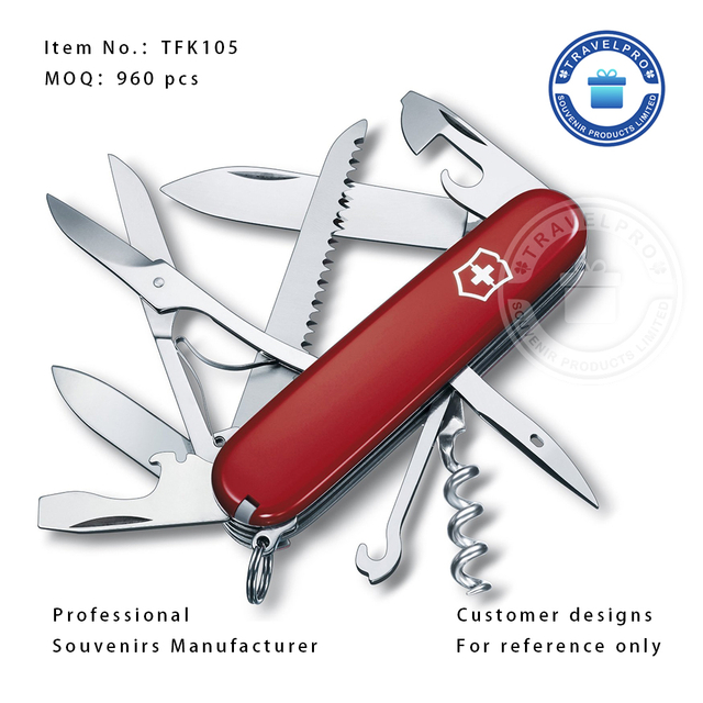 9 in 1 Souvenir Swiss Pocket Knife for Tourist Or Souvenir Only