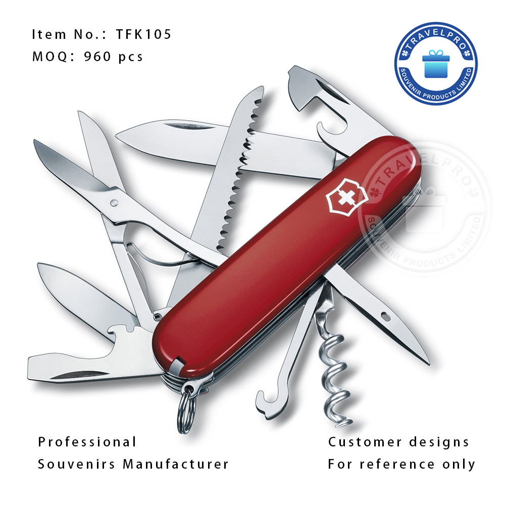 9 in 1 Souvenir Swiss Pocket Knife for Tourist Or Souvenir Only