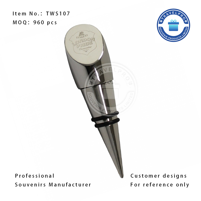 Hot Selling Customized London Metal Wine Stopper