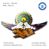 Hard Enamal Metal Pin Badge with with Customized Designs-TBG109