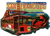 SAN FRANCISCO Souvenir Foil Magnet with Customized Design