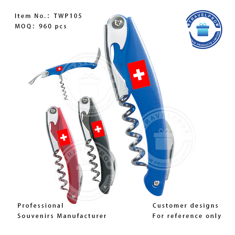 Customized Swiss Multifunction Metal Wine Opener