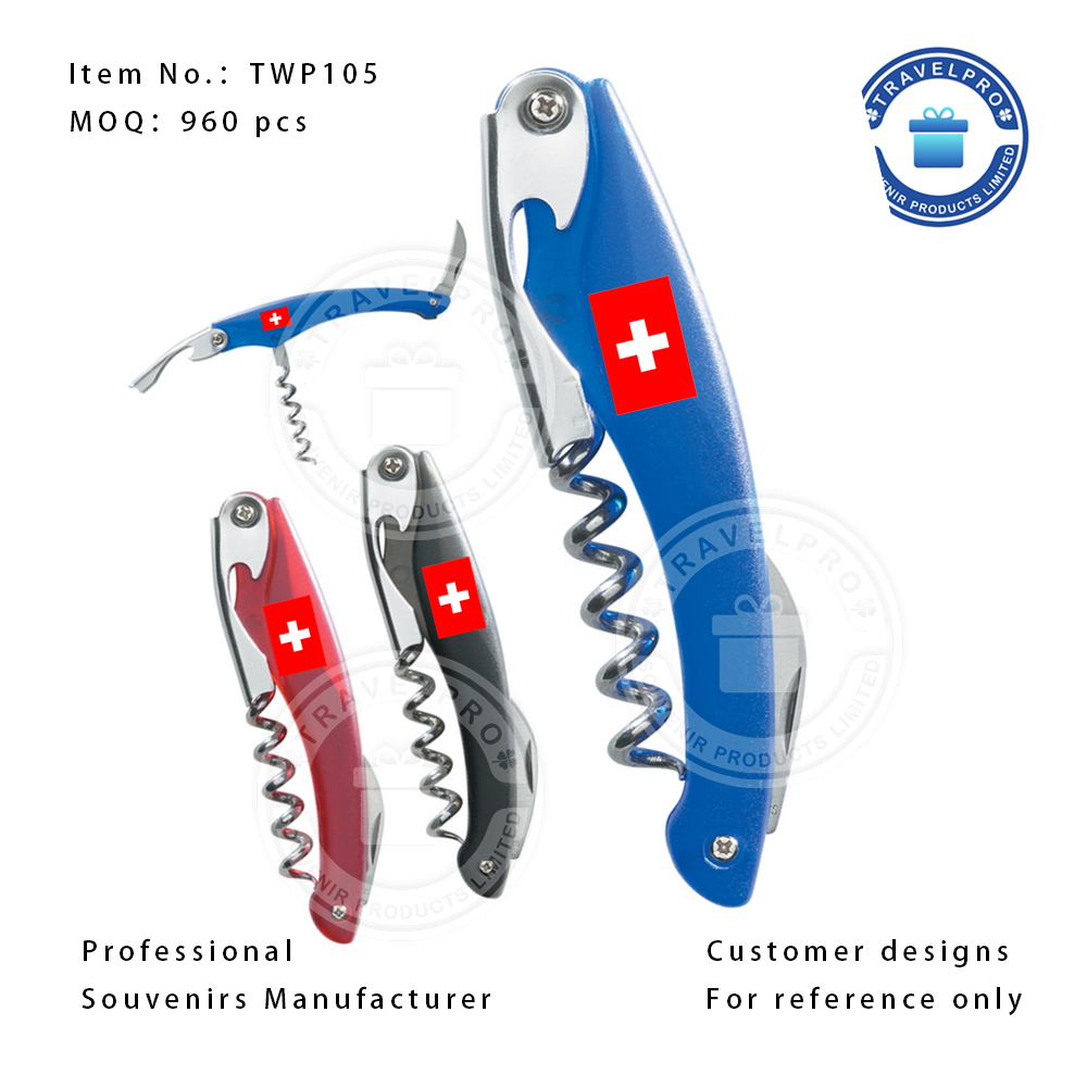 Customized Swiss Multifunction Metal Wine Opener