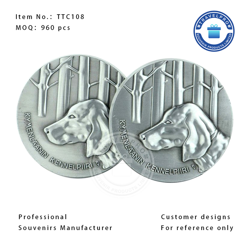 Commemorative Coin in Round Shaped with Customized Design-TTC108