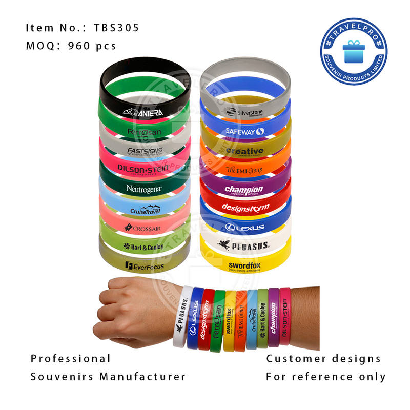 Customized Brand Silicone Wristbands Gift