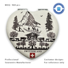 Personalized Switzerland Souvenir Pocket Mirror