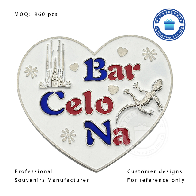 Wholesale Customized Barcelona Metal Souvenir Magnet