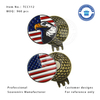 Customized USA Metal Soft Enamel Bald Eagle Golf Hat Clip