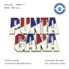 Punta Cana Metal Souvenir Fridge Magnet with Customized Design