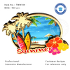 Beach And Palmtree Sea Theme Decorative MDF Magnet with Colorful Printing