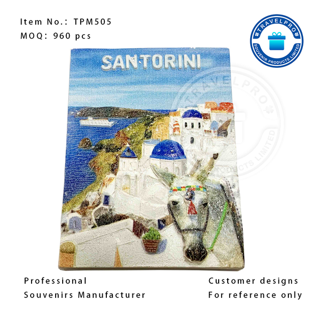SANTORINI Wholesale High Quality Handmade Customized Polyresin Magnet