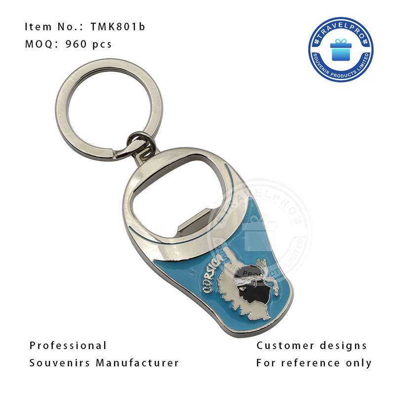 Corsica High Quality Souvenir Bottle Opener Keychain with Customized Design