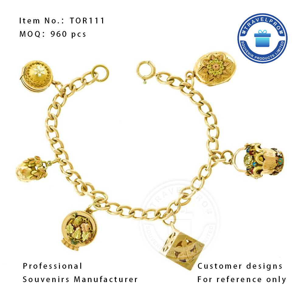 Custom Souvenir Gold Removable Gorgeous Bracelets