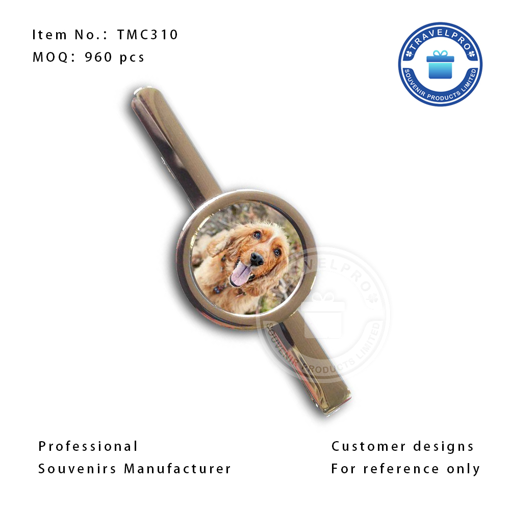 High Quality Customized Photo Metal Tie Clipper