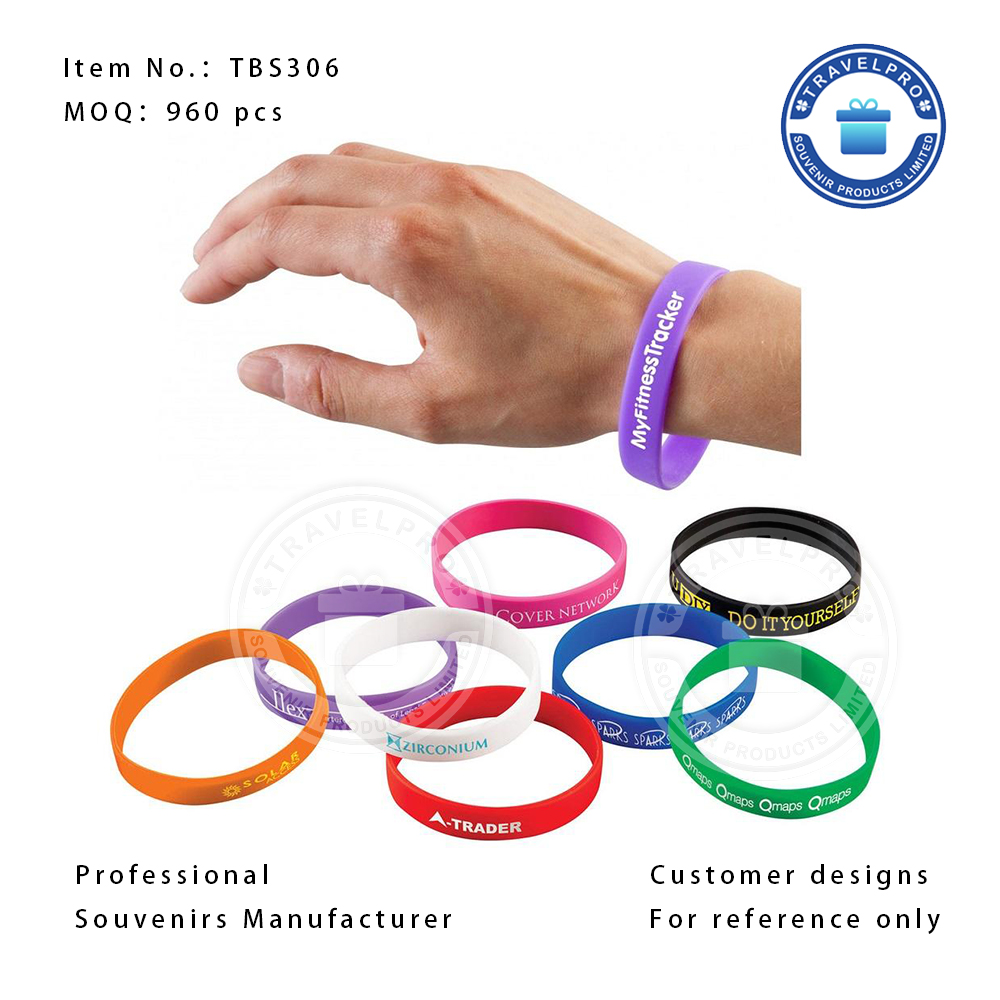 Customized Brand Sports Silicone Wristbands for Gift