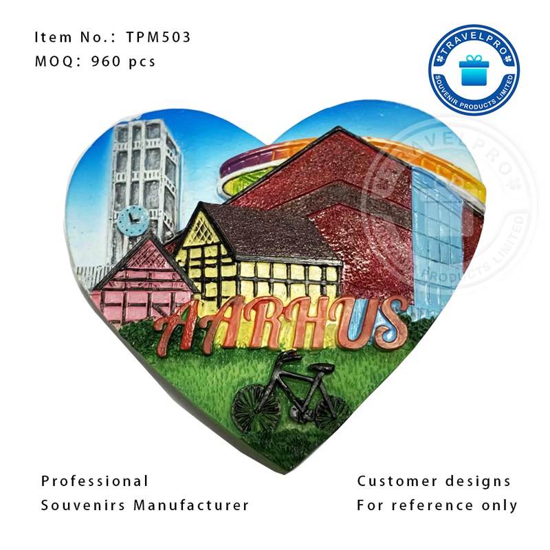 Polyresin Fridge Magnet Tourism Souvenir with Customized Design