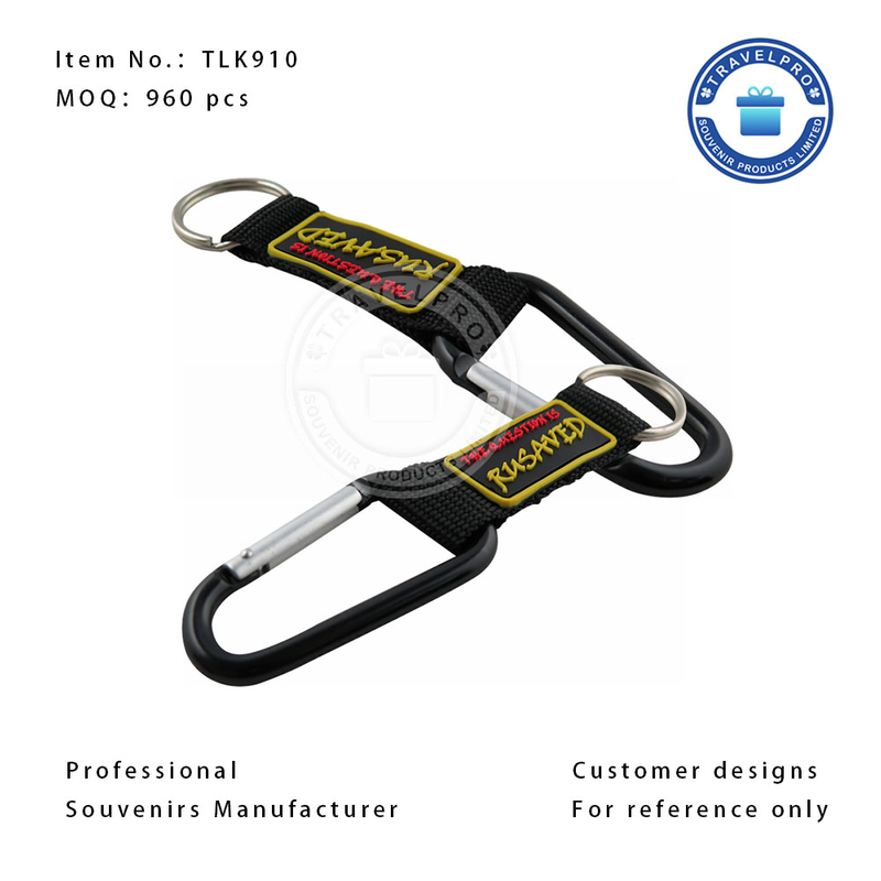 Personalized Wholesale Carabiner Keychain for Promotion 