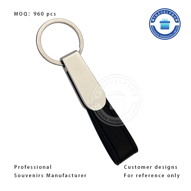 Classic Design Customized PU/leather Keychain 