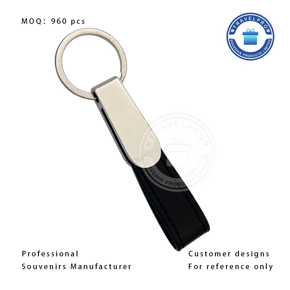 Classic Design Customized PU/leather Keychain 