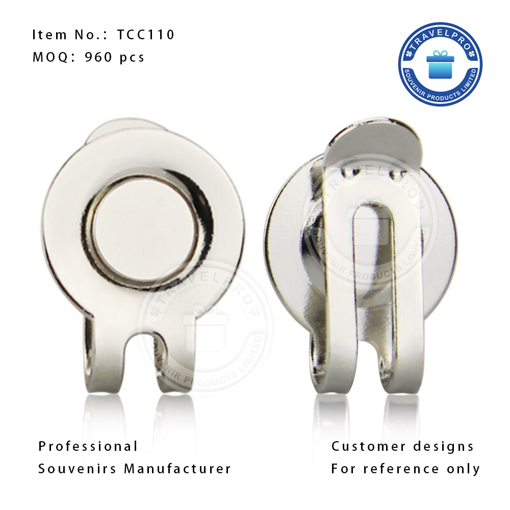 High Quality Metal Golf Hat Clip
