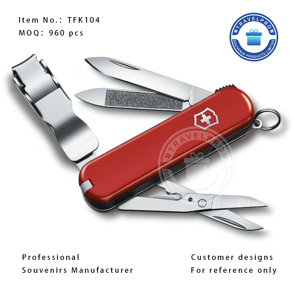 OEM Metal Souvenir Swiss Pocket Knife with Multi-function 