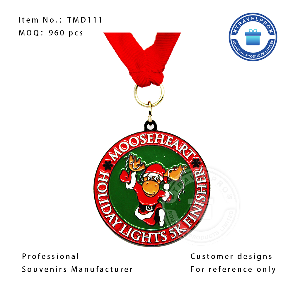 Factory Custom Moose Cartoon Medal for Holiday-TMD111