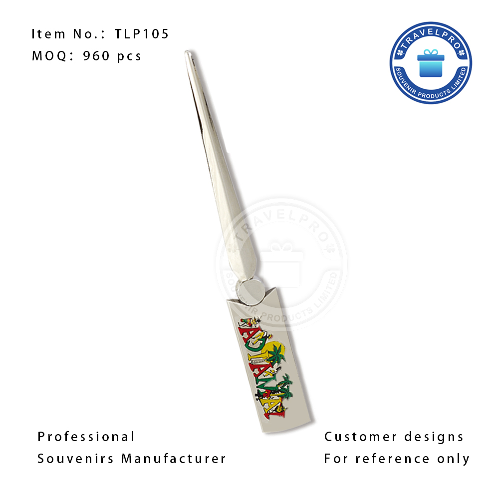 Jamaica Decorative Letter Opener for Souvenir with Silk Printing-TLP105