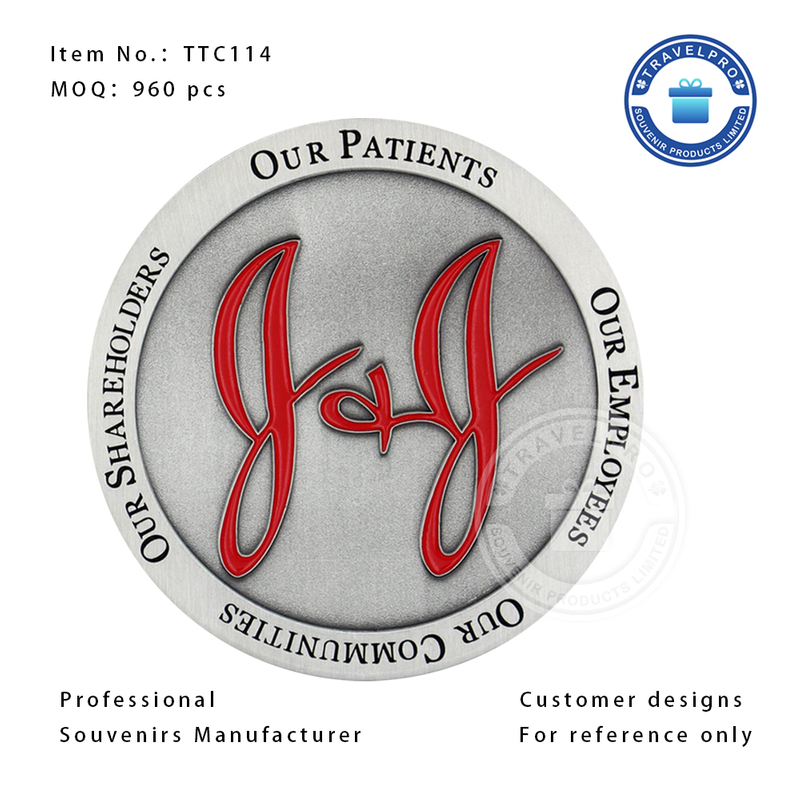 Factory Custom Collectible Coin in Antique Siver Color -TTC114