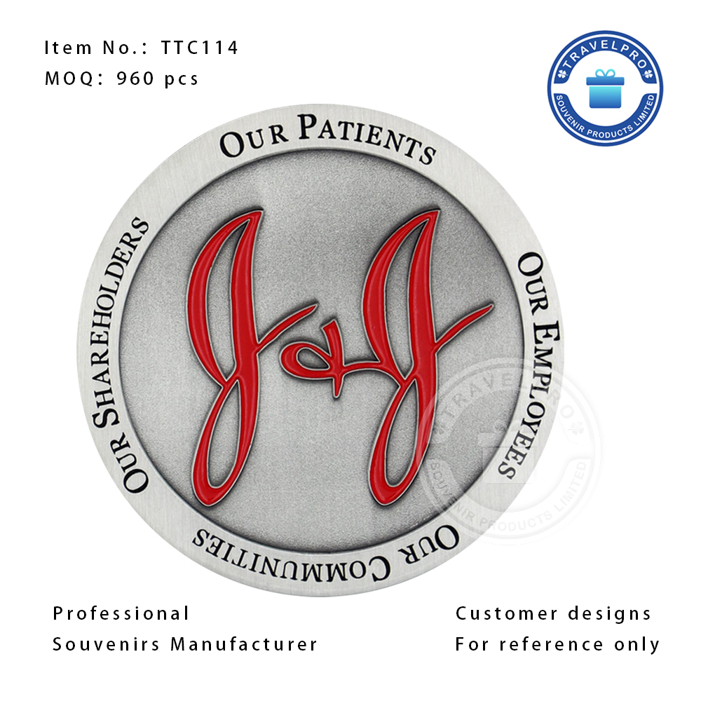 Factory Custom Collectible Coin in Antique Siver Color -TTC114