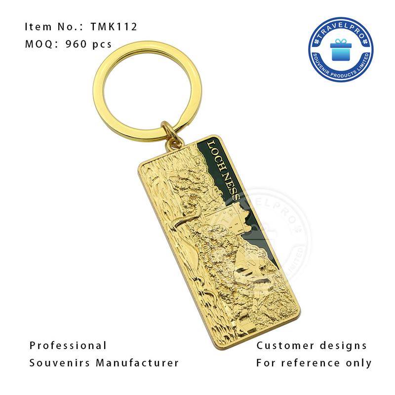 Scotland LOCH NESS Wholesale Customzied Metal Souvenir Keychain