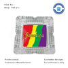 Jamaica Glass Ashtray with Custom Design Sticker