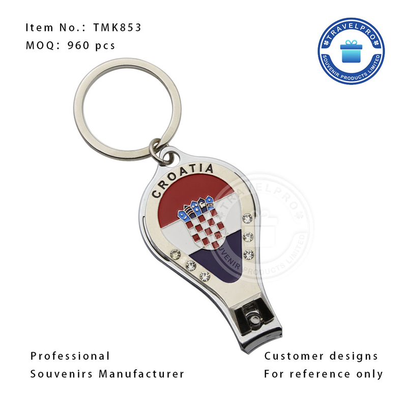 CROATIA Customized Design Metal Souvenir Nail Clipper 