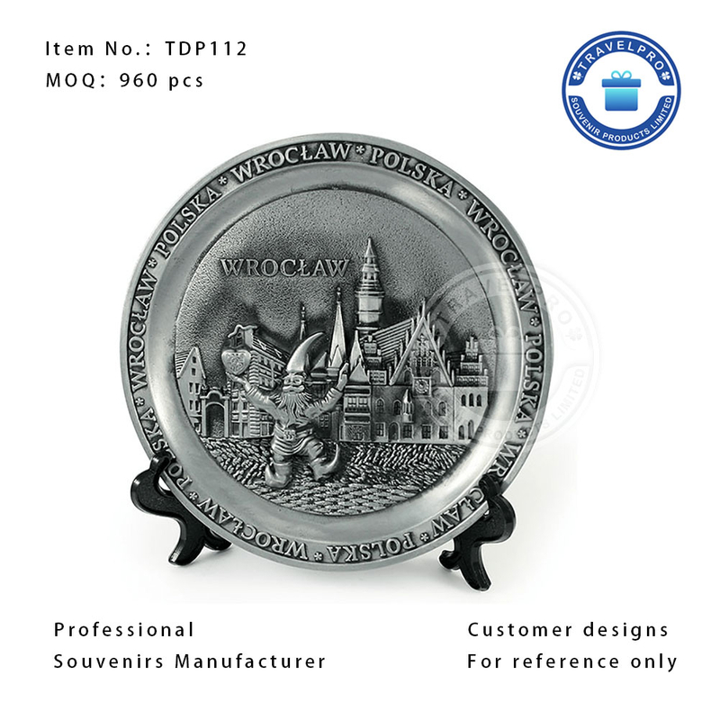 Poland Souvenir Commemorative Plate with Engraved Details-TDP111
