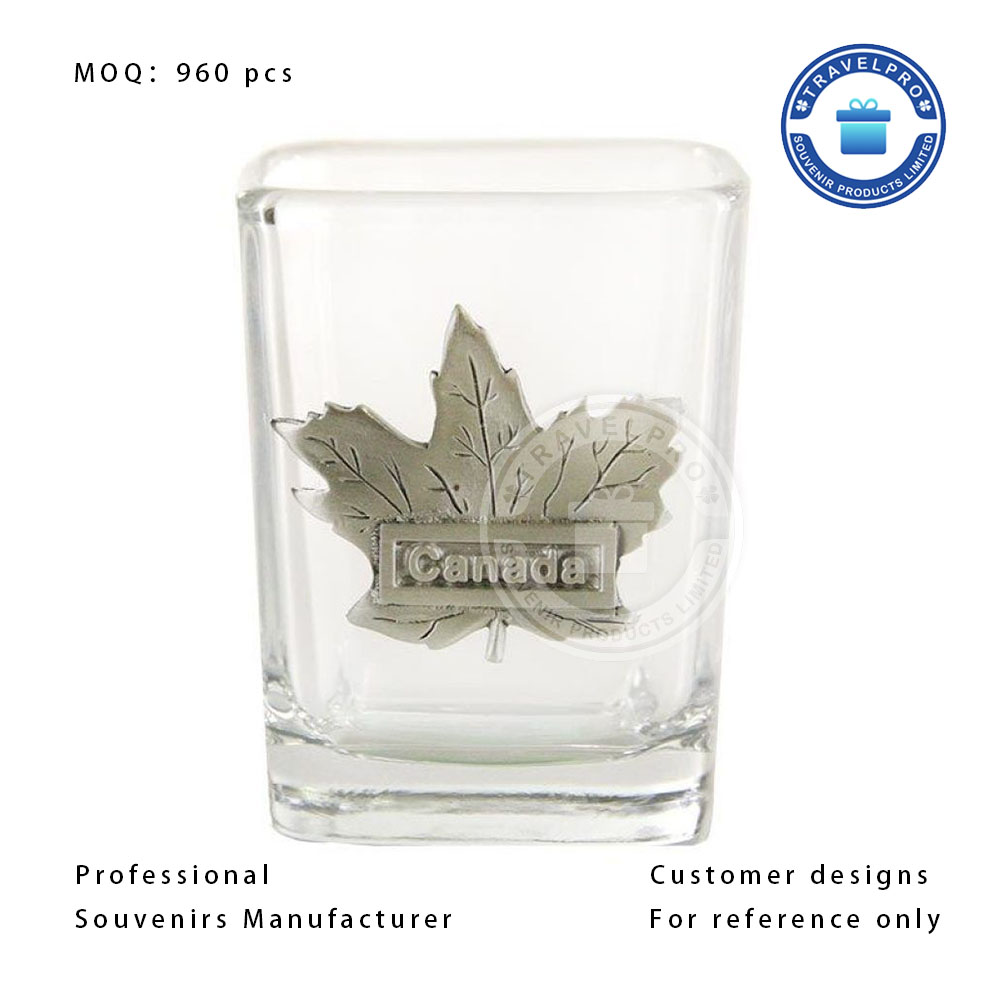 Canada Souvenir Gift Shot Glass Badge