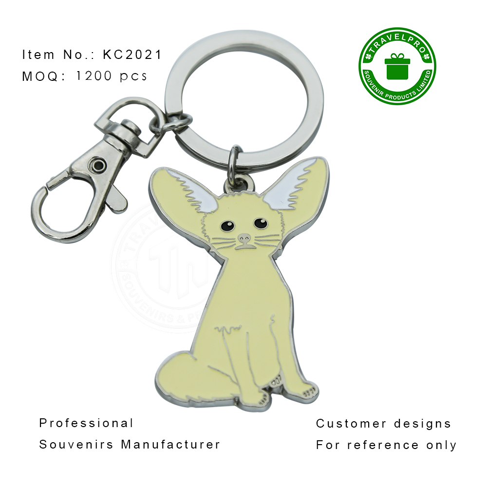 Fox And Zoo Collection Souvenir Keychian with Customzied Deisgn 