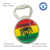Jamaica Cap Shape Tourist Souvenir Bottle Opener with magnet