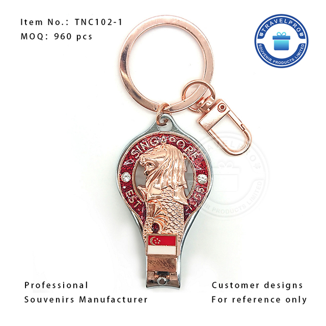 Singapore Metal Customized Souvenir Nail Clipper 