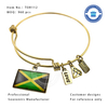 Jamaica Gold Color Gloss Souvenir Bracelets