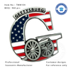 Gettysburg Metal Fridge Magnet-TMM104