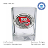 Solid Metal Shot Glass Badge for Promotion