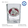 Shot Glass with Badge for Souvenirs