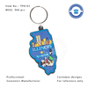 USA Illinois High Quality Wholesale PVC Keychain