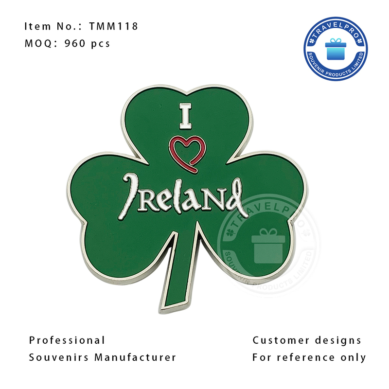 I Love Ireland High Quality Customized Metal Fridge Magnet